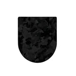 Black Camouflage Print Toilet Lid Cover