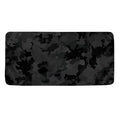 Black Camouflage Print Towel