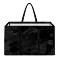 Black Camouflage Print Utility Tote Bag