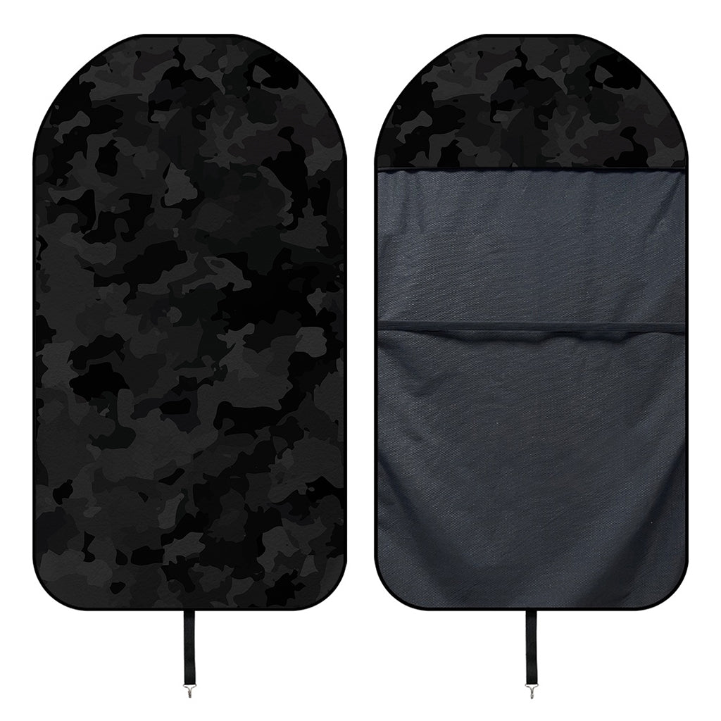 Black Camouflage Print Waterproof Car Seat Cover