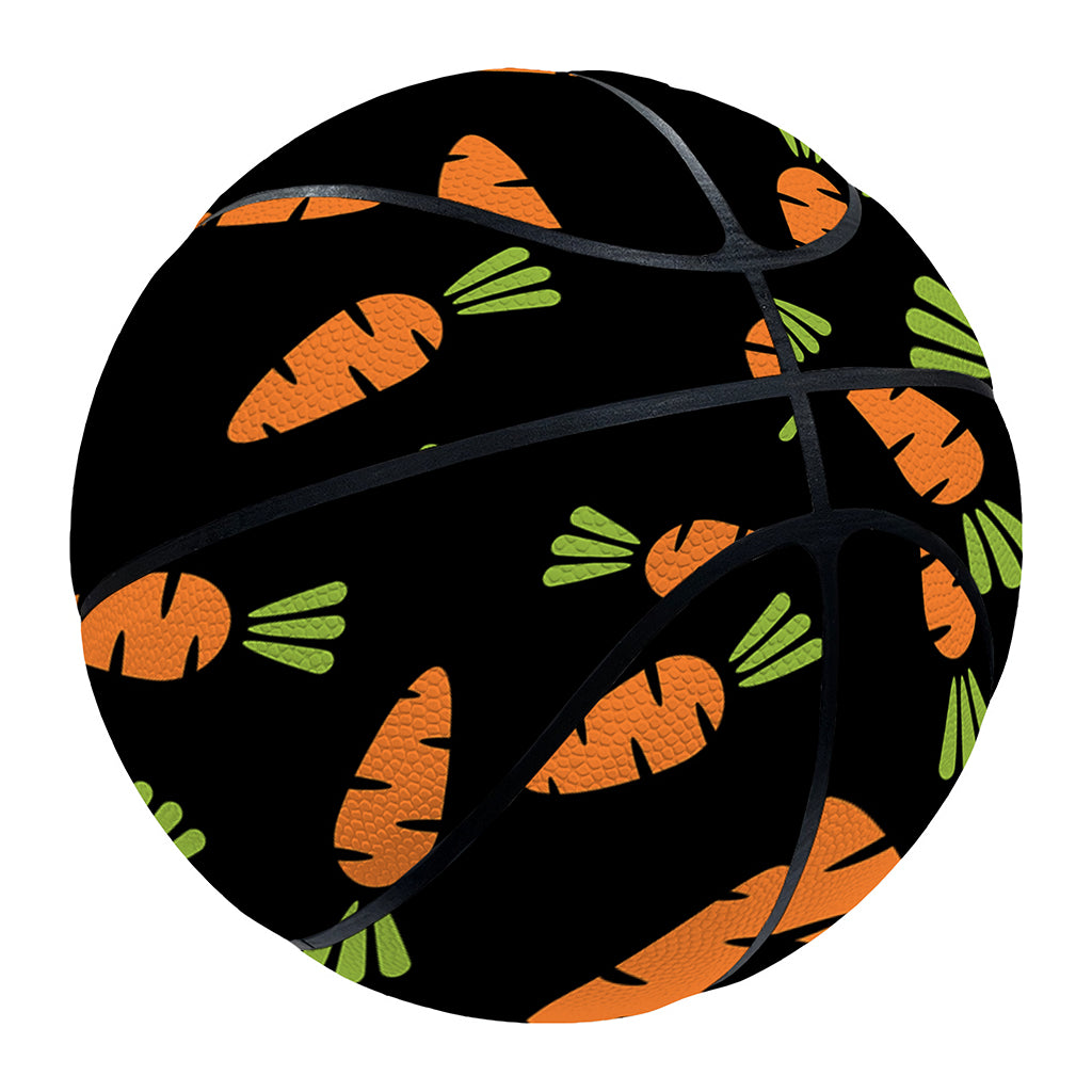 Black Carrot Pattern Print Basketball