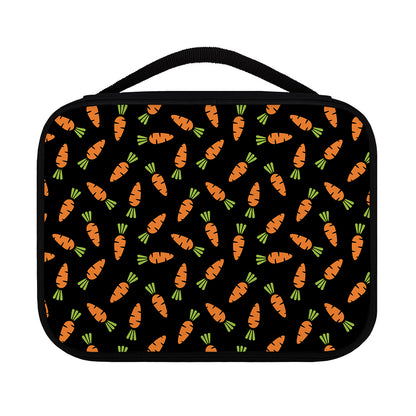 Black Carrot Pattern Print Classic Bible Case