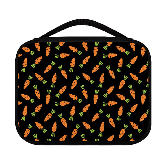 Black Carrot Pattern Print Classic Bible Case