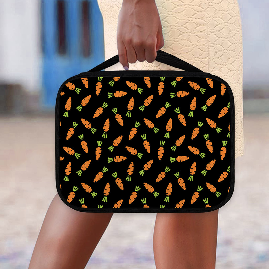 Black Carrot Pattern Print Classic Bible Case