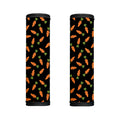 Black Carrot Pattern Print Handle Covers