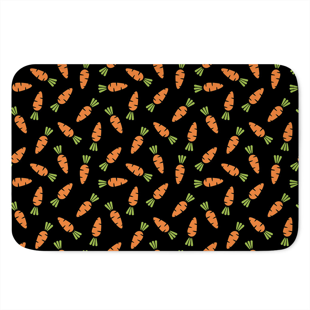 Black Carrot Pattern Print Indoor Door Mat