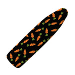 Black Carrot Pattern Print Ironing Board Cover