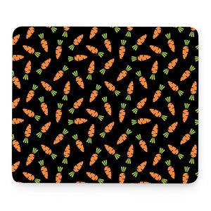 Black Carrot Pattern Print Mouse Pad