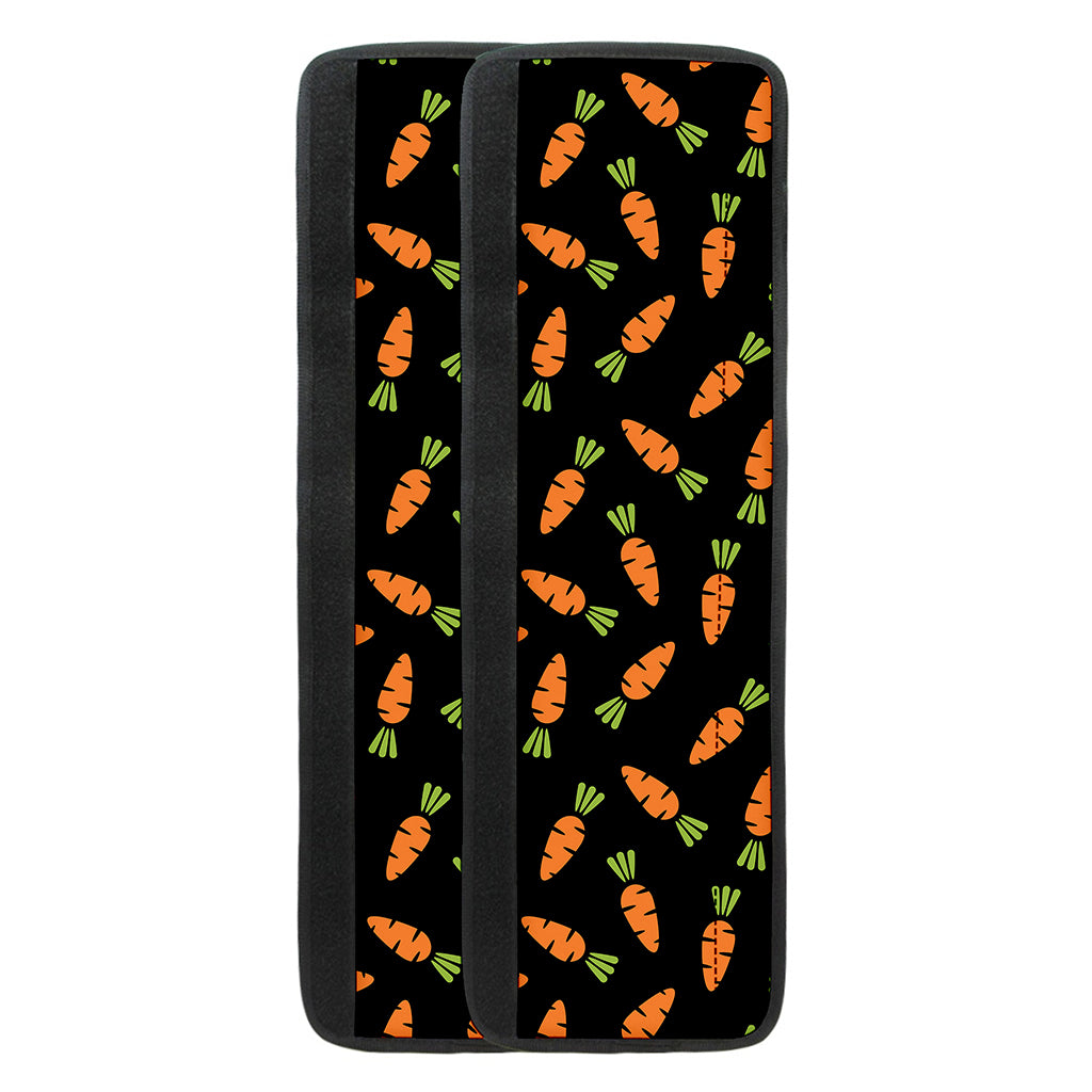 Black Carrot Pattern Print Refrigerator Handle Covers