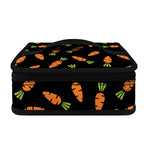 Black Carrot Pattern Print Small Lunch Bag