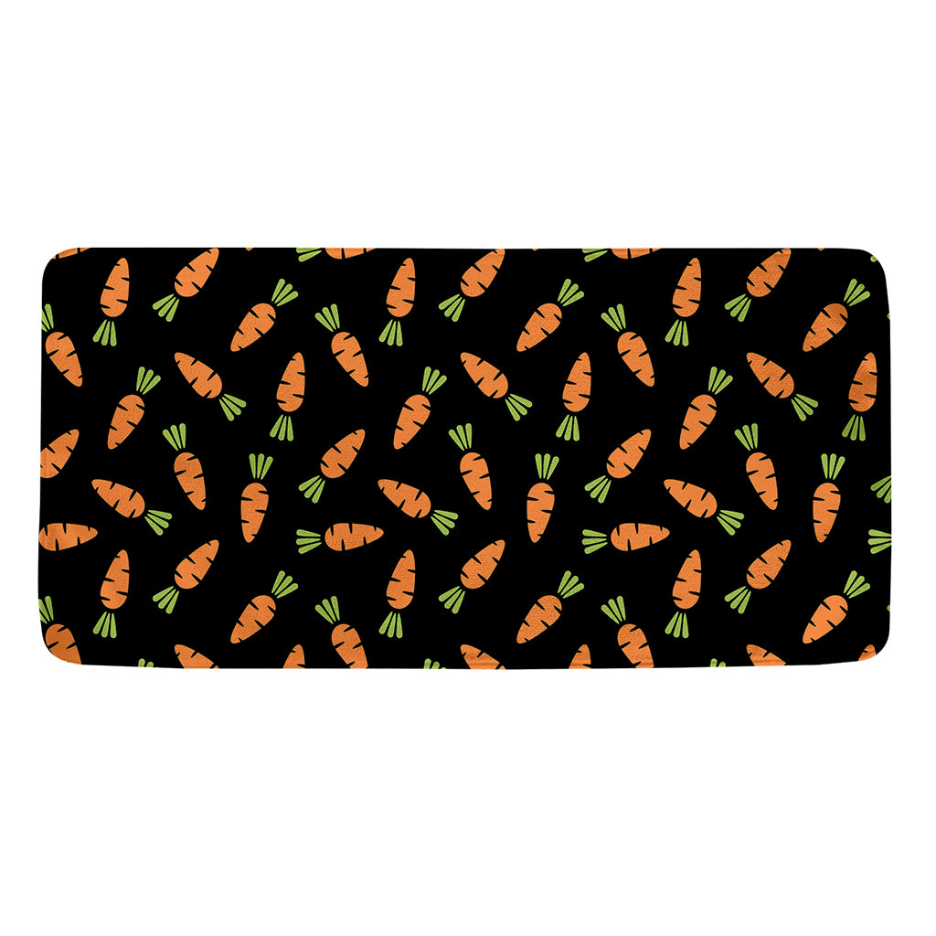 Black Carrot Pattern Print Towel