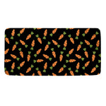 Black Carrot Pattern Print Towel