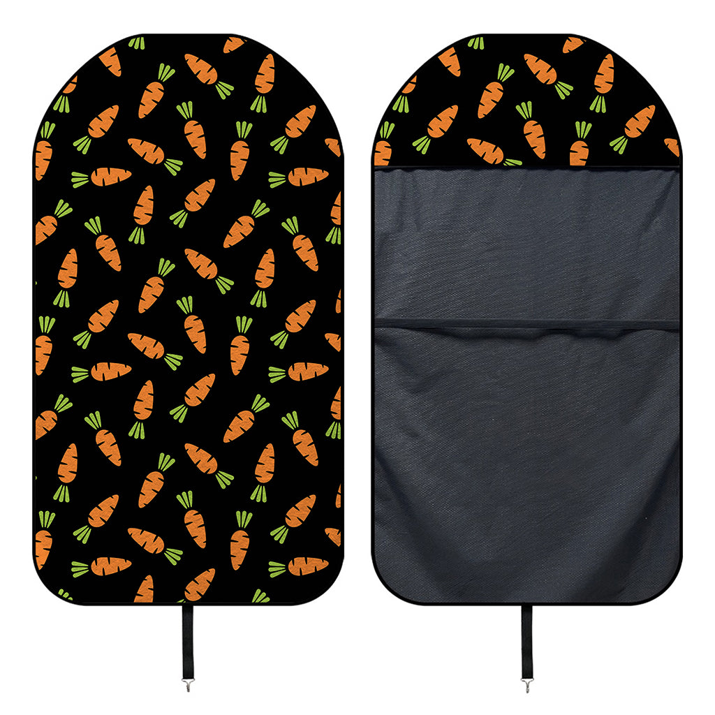 Black Carrot Pattern Print Waterproof Car Seat Cover