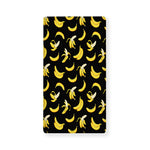 Black Cartoon Banana Pattern Print Baby Crib Sheet