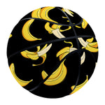 Black Cartoon Banana Pattern Print Basketball