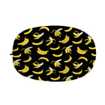 Black Cartoon Banana Pattern Print Car Side Mirror Covers