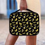 Black Cartoon Banana Pattern Print Classic Bible Case