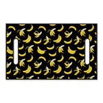 Black Cartoon Banana Pattern Print Golf Cart Seat Cover