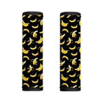 Black Cartoon Banana Pattern Print Handle Covers