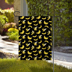Black Cartoon Banana Pattern Print House Flag