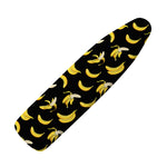 Black Cartoon Banana Pattern Print Ironing Board Cover