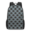 Black Cat Knitted Pattern Print 17 Inch Backpack