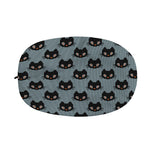 Black Cat Knitted Pattern Print Car Side Mirror Covers