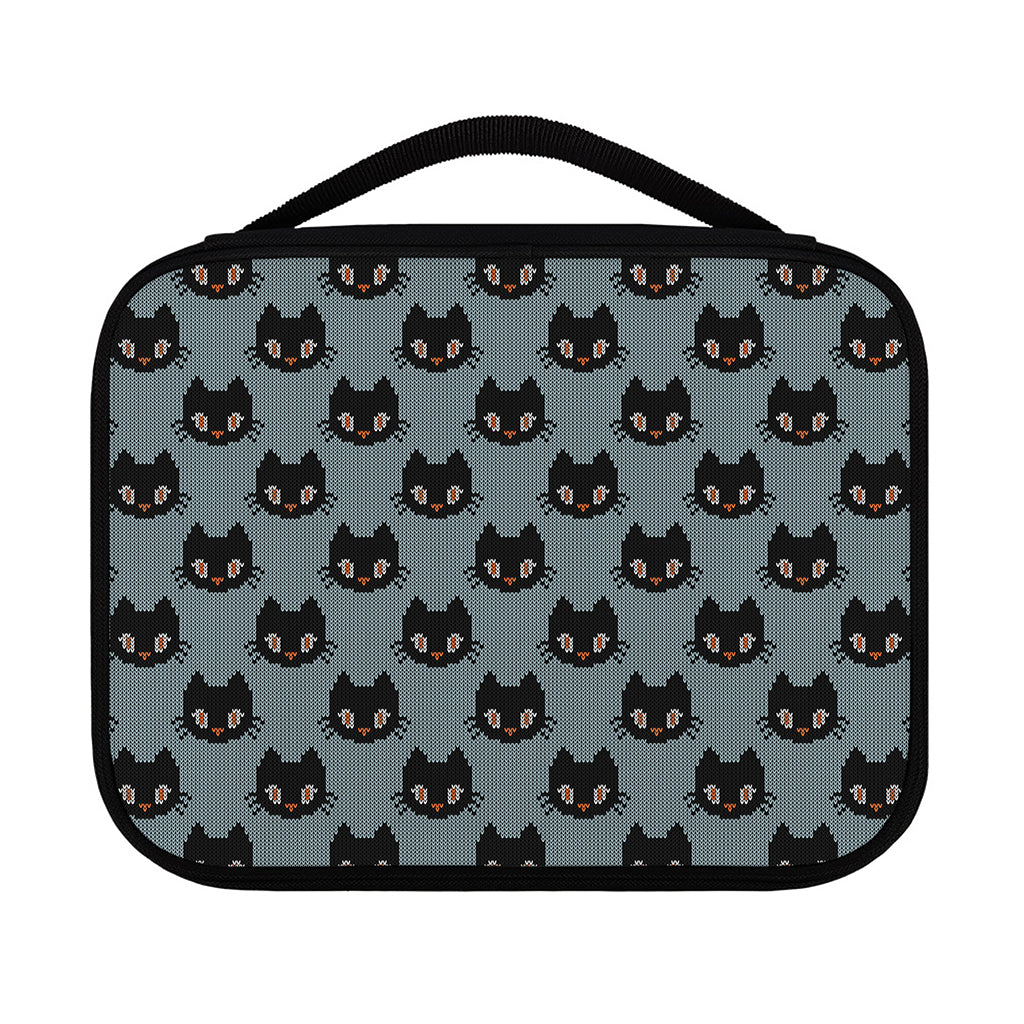 Black Cat Knitted Pattern Print Classic Bible Case