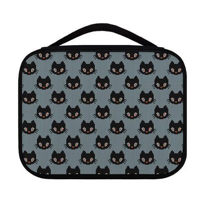 Black Cat Knitted Pattern Print Classic Bible Case
