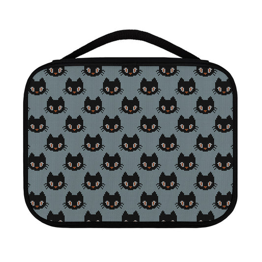 Black Cat Knitted Pattern Print Classic Bible Case