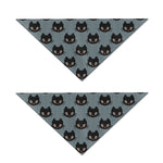 Black Cat Knitted Pattern Print Dog Bandana