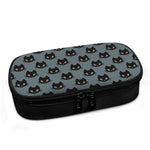 Black Cat Knitted Pattern Print Insulin Cooler Travel Case