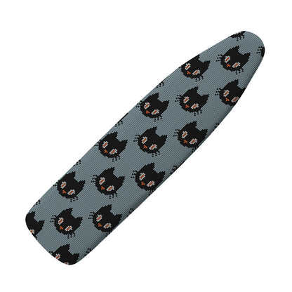 Black Cat Knitted Pattern Print Ironing Board Cover