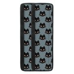 Black Cat Knitted Pattern Print Refrigerator Handle Covers