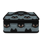 Black Cat Knitted Pattern Print Small Lunch Bag