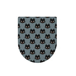 Black Cat Knitted Pattern Print Toilet Lid Cover