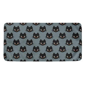 Black Cat Knitted Pattern Print Towel