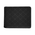 Black Celtic Symbol Pattern Print Bifold Wallet