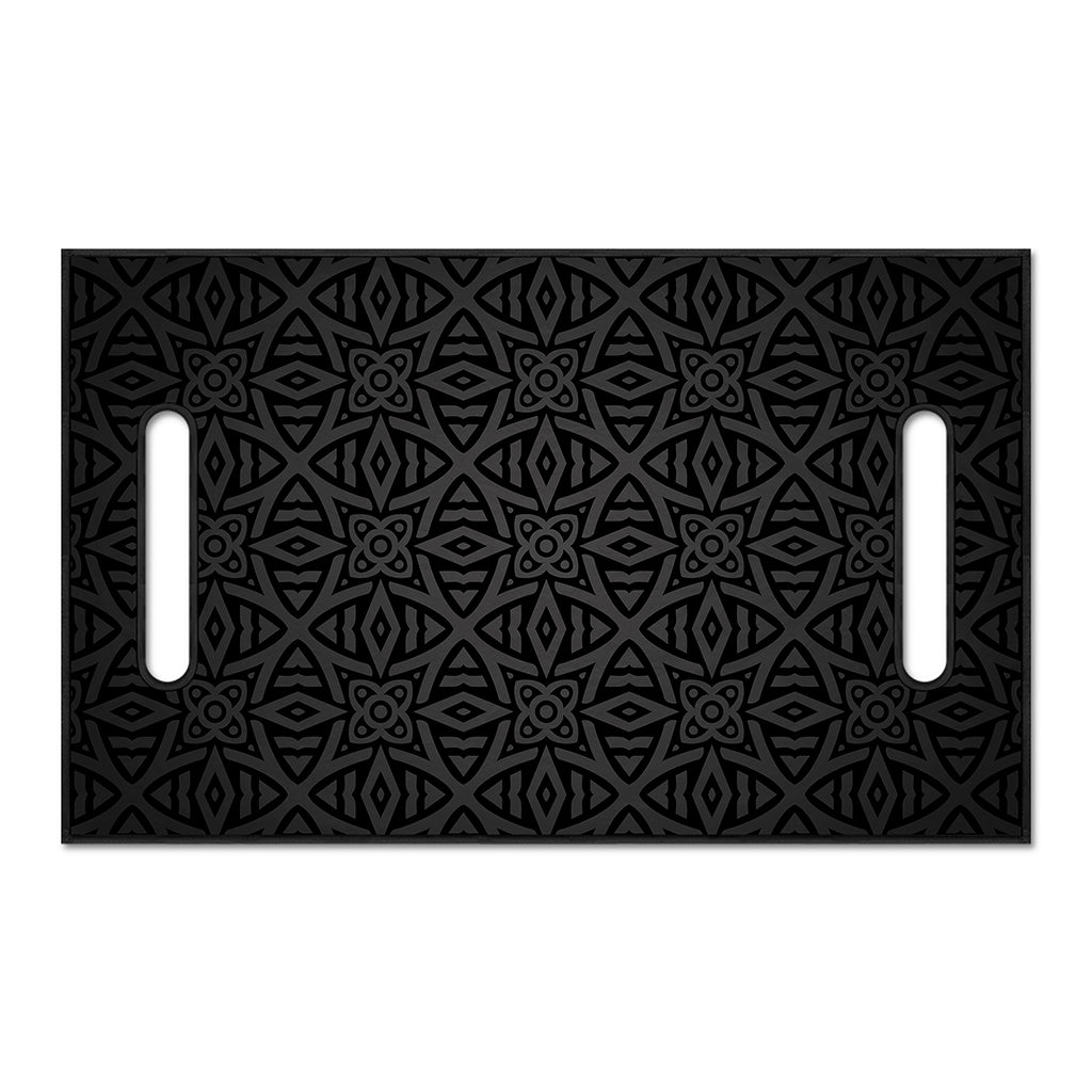 Black Celtic Symbol Pattern Print Golf Cart Seat Cover