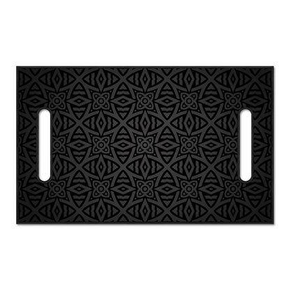 Black Celtic Symbol Pattern Print Golf Cart Seat Cover