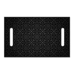 Black Celtic Symbol Pattern Print Golf Cart Seat Cover