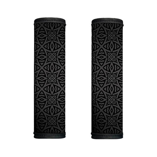 Black Celtic Symbol Pattern Print Handle Covers