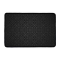 Black Celtic Symbol Pattern Print Kitchen Mat