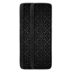 Black Celtic Symbol Pattern Print Refrigerator Handle Covers
