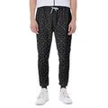 Black Celtic Symbol Pattern Print Joggers