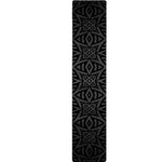 Black Celtic Symbol Pattern Print Table Runner