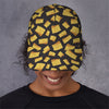 Black Cheese And Holes Pattern Print Baseball Cap