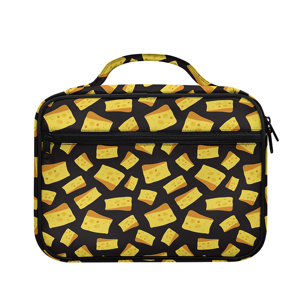 Black Cheese And Holes Pattern Print Briefcase Bible Bag