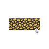 Black Cheese And Holes Pattern Print Extended Mouse Pad