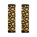 Black Cheese And Holes Pattern Print Handle Covers